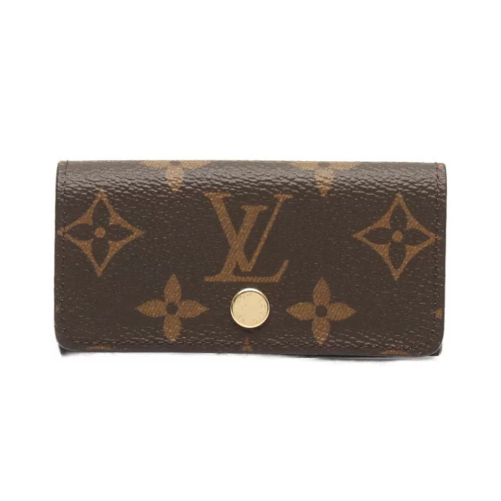 Louis Vuitton Multicles Key Case Wallet Accessory Canvas Monogram Brown